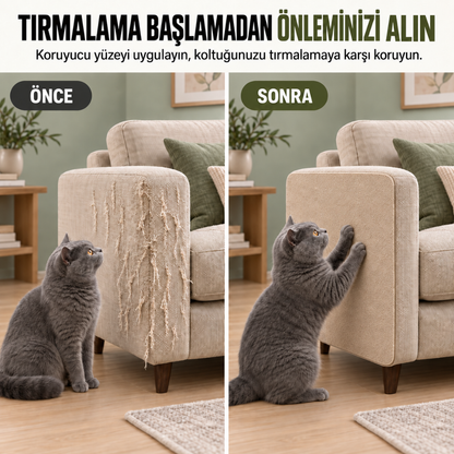 Pativim PatiKalkan™ – Kedi Tırmalama Koltuk Koruyucu