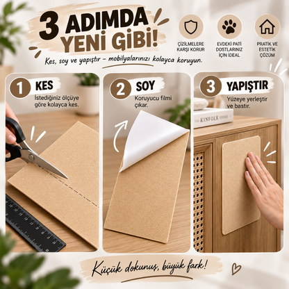 Pativim PatiKalkan™ – Kedi Tırmalama Koltuk Koruyucu